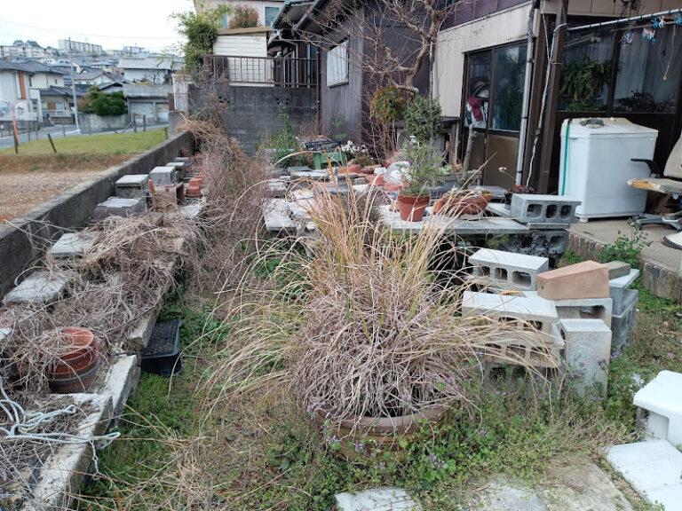 お庭の片付け・清掃